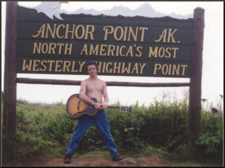 Nathan poses in Alaska, 1997