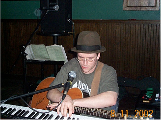 Nathan playing at O'Donnells Pub, Southern Pines, NC