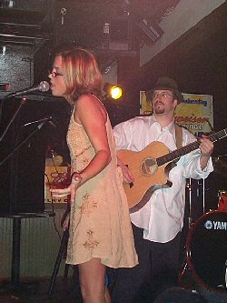 Nathan performing with Jessica Mashburn